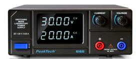 Peaktech 6165 - Alimentation à découpage CC ~1-30 V / 0-20 A