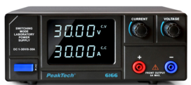 Peaktech 6166 - Alimentation à découpage CC ~1-30 V / 0-30 A