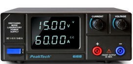 Peaktech 6168 - Alimentation à découpage CC ~1-15 V / 0-60 A
