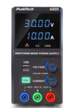 Peaktech 6223 - Alimentation à découpage 0-30 V / 0-10 A CC